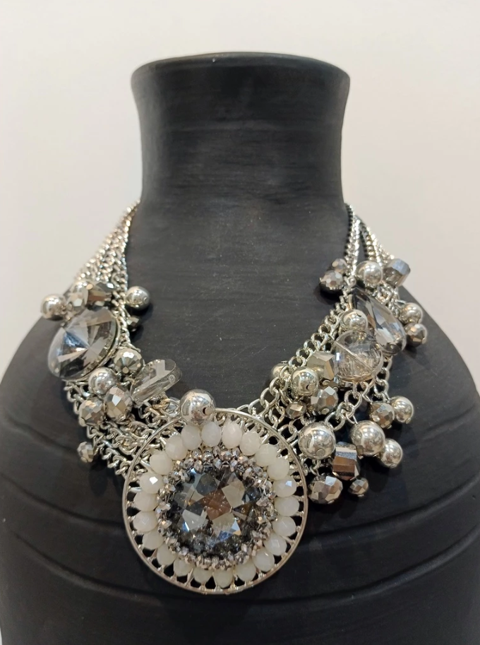 Ina B. Designs Elegant Crafted Accentuated with High Quality Zircons Necklace