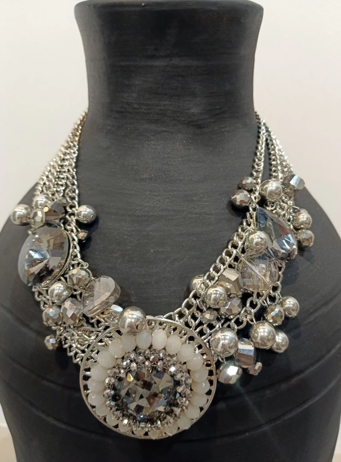 Ina B. Designs Elegant Crafted Accentuated with High Quality Zircons Necklace