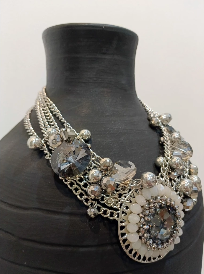 Ina B. Designs Elegant Crafted Accentuated with High Quality Zircons Necklace
