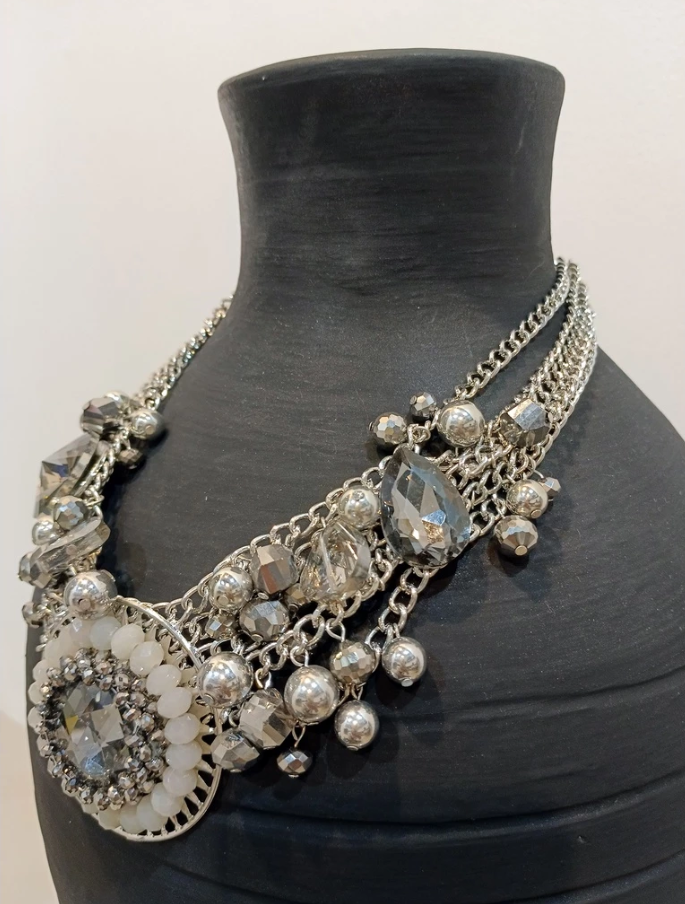 Ina B. Designs Elegant Crafted Accentuated with High Quality Zircons Necklace