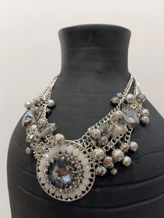 Ina B. Designs Elegant Crafted Accentuated with High Quality Zircons Necklace