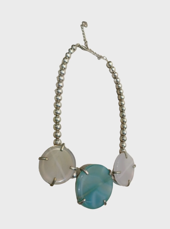 Ina B. Designs Fashionable Synthetic Quartz Crystal Necklace Suitable for Any Occasion