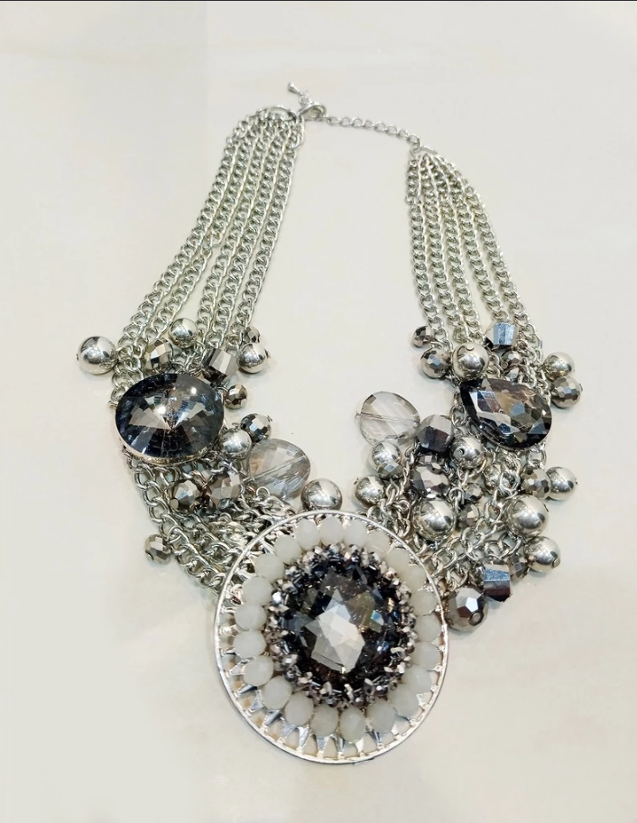 Ina B. Designs Elegant Crafted Accentuated with High Quality Zircons Necklace