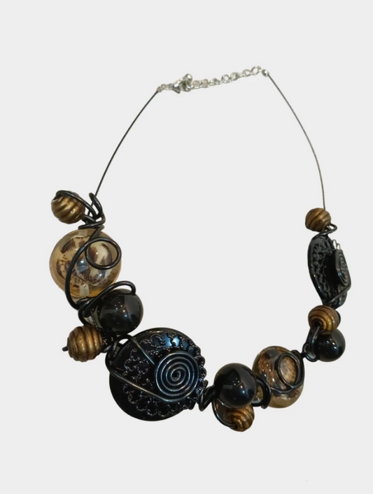 Ina B. Designs Elegantly Crafted Colored Gems Necklace